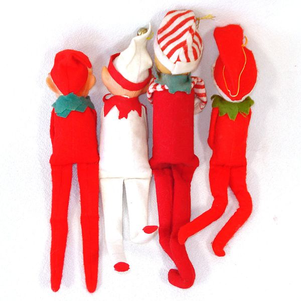 Lot Four 1960s Japan Knee Huggers Pixie Elves #3