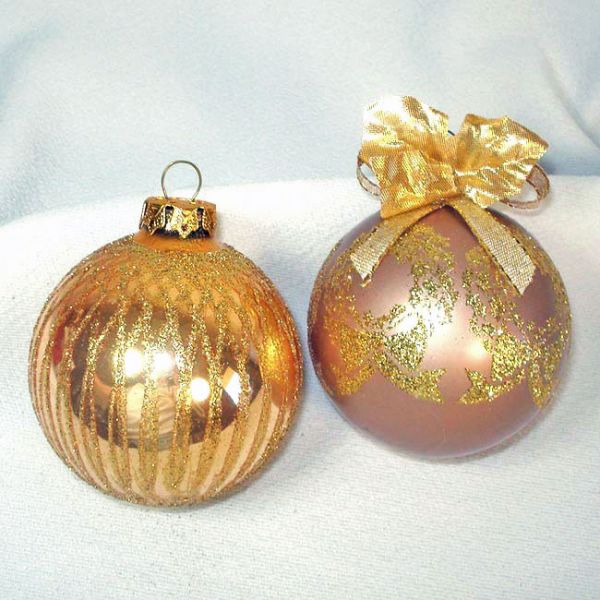 Nine Boxes Glass Christmas Ornaments Circa 1980 #5