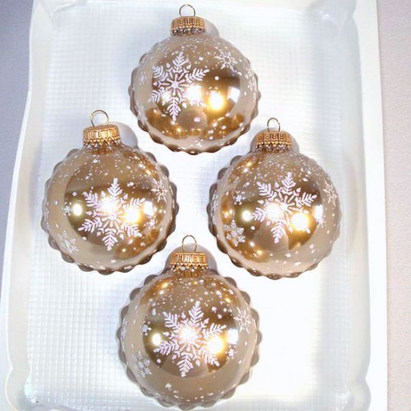 Nine Boxes Glass Christmas Ornaments Circa 1980 #7
