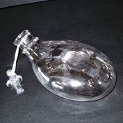 Acme Victorian Glass Baby Nursing Bottle With Glass Stopper