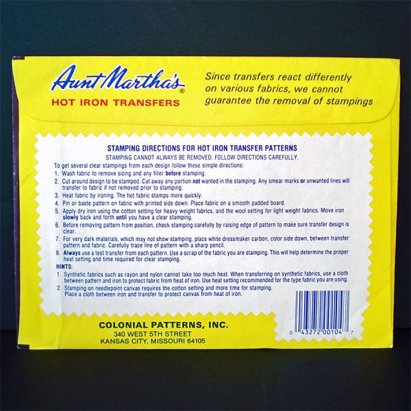 Aunt Marthas Little Angels Baby Quilt Embroidery Transfer Pattern Sealed #3