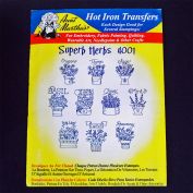 Aunt Marthas Superb Herbs Hot Iron Transfer Patterns Sealed