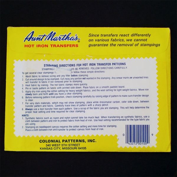 Aunt Marthas Sunbonnet Sue Cross Stitch Transfer Patterns Sealed #2