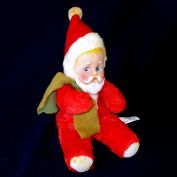 1955 Knickerbocker Stuffed Plush Baby Santa Claus Doll Christmas