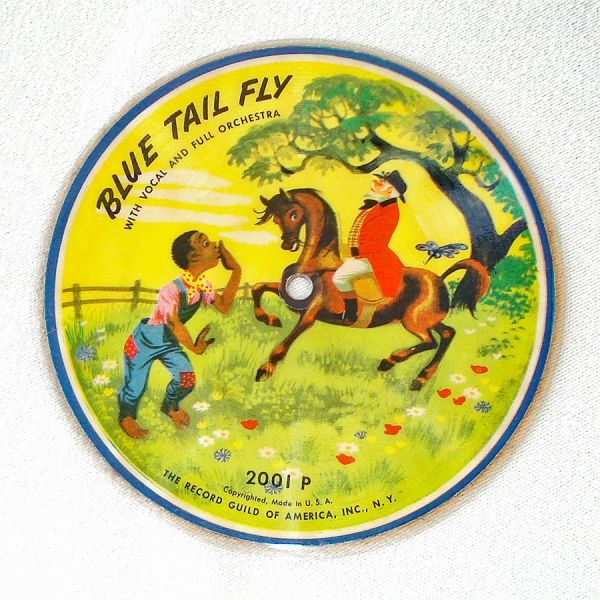 Child's Picture Disc Record, Blackface Minstrel Songs