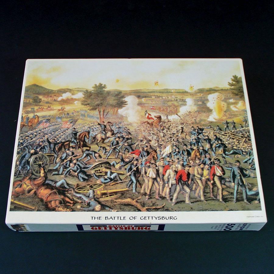 Battle of Gettysburg Springbok Jigsaw Puzzle Complete