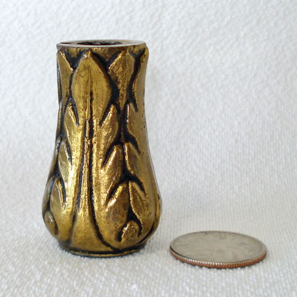 Acanthus Leaf Cast Metal Lamp Spacer Part