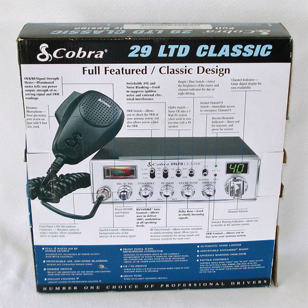 Cobra 29 LTD Classic 40 Channel CB Radio Open Box #2