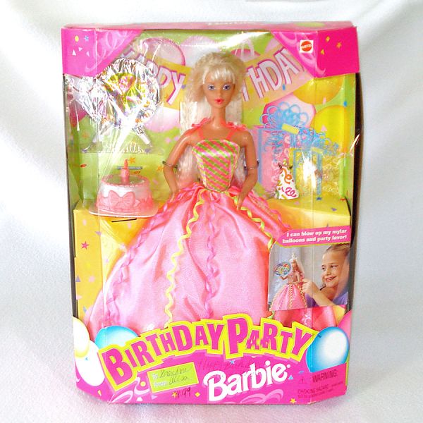 1998 Birthday Party Barbie Doll Mint in Box