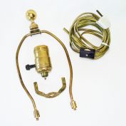 Lamp Repair Parts Brass Harp, Socket, Cord
