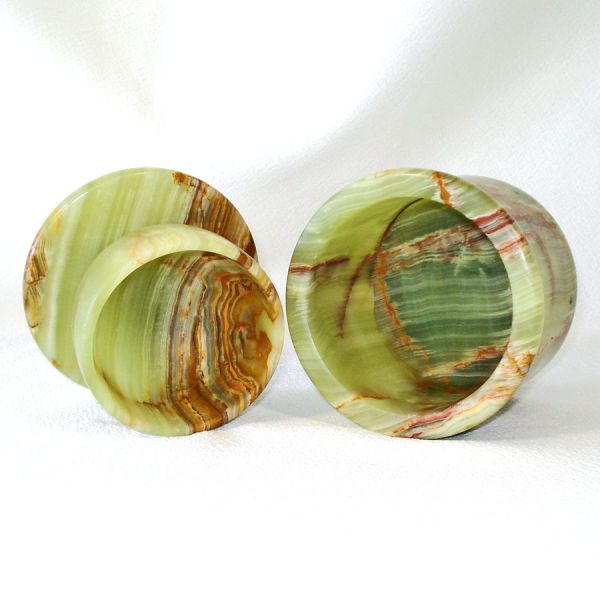 Marbled Onyx French Butter Bell Crock #4