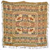 Spanish Moorish Camels And Mosque Theme Gobelin Style Pictorial Tapestry