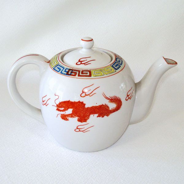 Canton Cafe Salt Lake City Chinese Restaurant Ware Teapot, Dishes Topmarked #2