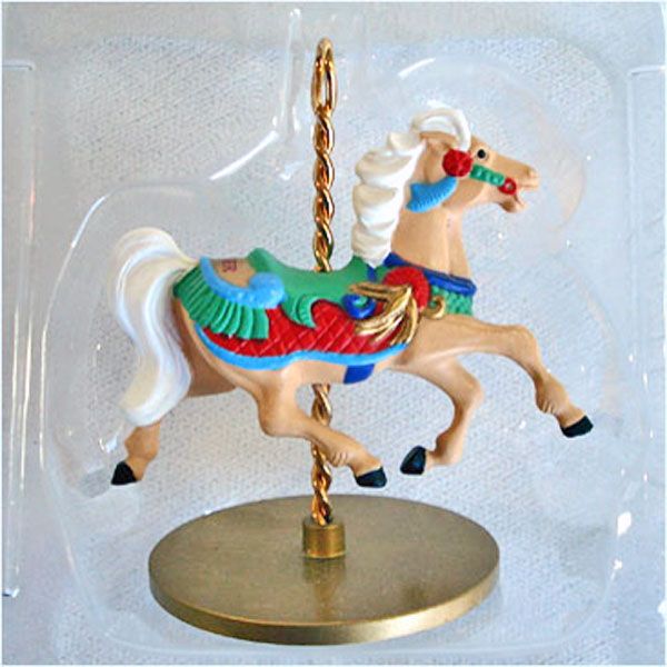 Hallmark 1989 Carousel Horse Christmas Ornament 4th in Series, Ginger #2