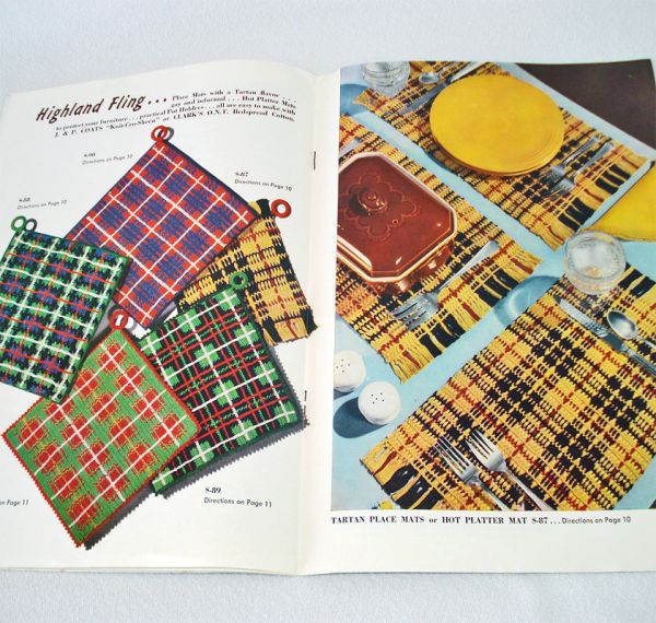 New Book of Pot Holders Crochet Pattern Booklet #5