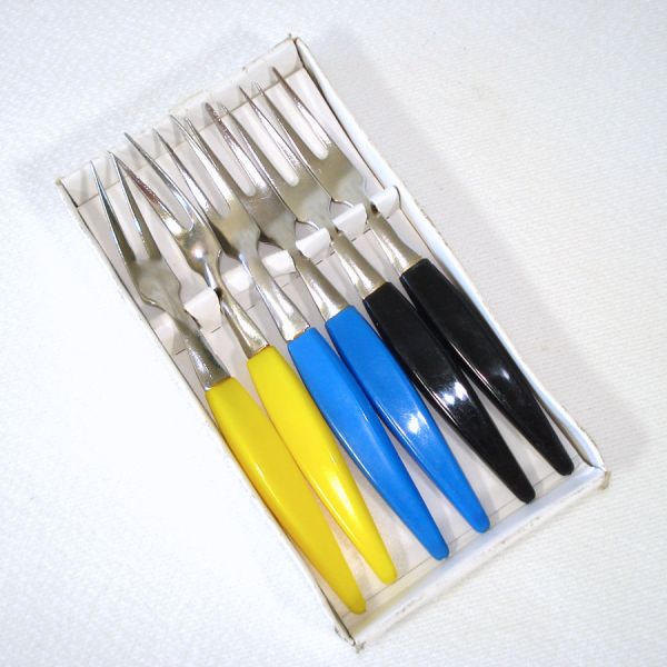 Assortment Mid Century Cocktail Party Hors d'Oeuvre Forks #4