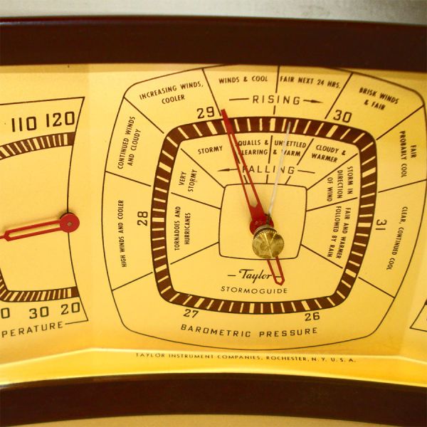 Desktop Weather Station Taylor Stormoguide Mid Century Modern #4