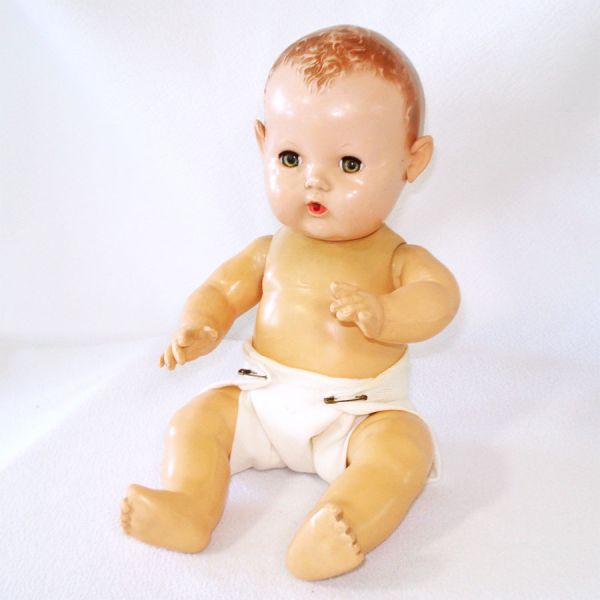 Effanbee 11 Inch  Dy-dee Baby Doll Hard Rubber Head, Sleep Eyes #3