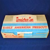 EAPC Early American Prescut Boxed 15 Piece Breakfast Set Anchor Hocking
