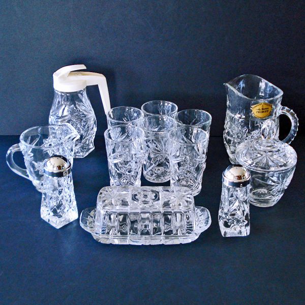 EAPC Early American Prescut Boxed 15 Piece Breakfast Set Anchor Hocking #3