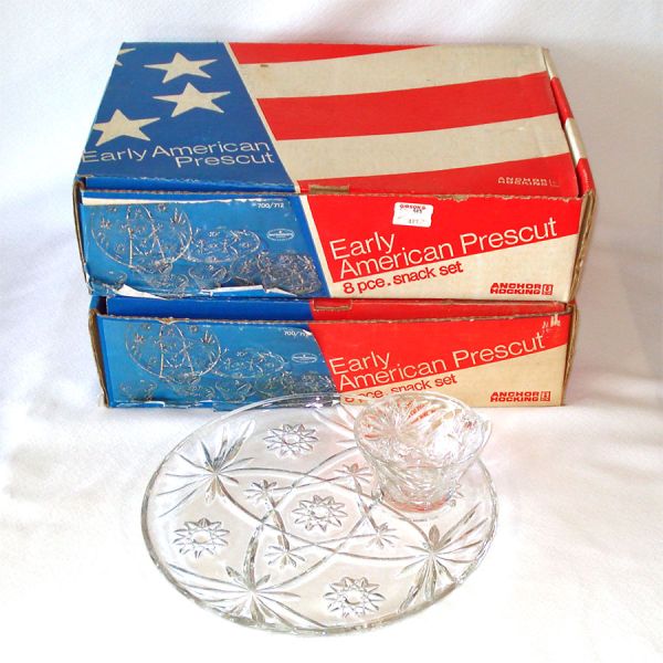 Early American Prescut EAPC Star David 2 Boxed Snack Sets