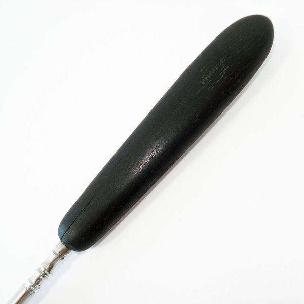 French Ebony and Sterling Victorian Button Hook #3