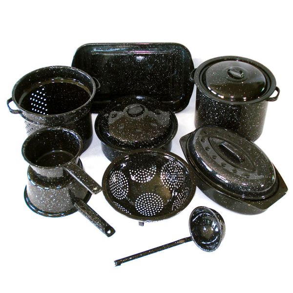 Speckled Enamelware Cookware 12 Piece Set