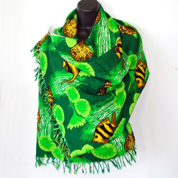 Iswara Collection Tropical Fish Beach Wrap Scarf