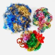 Lot Vintage Foil Tinsel Christmas Garlands Over 60 Feet
