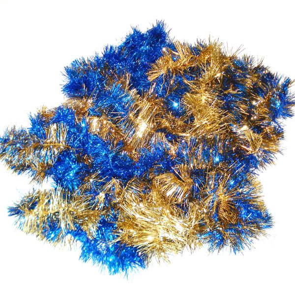 Lot Vintage Foil Tinsel Christmas Garlands Over 60 Feet #3