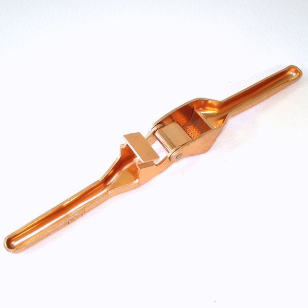 Copper Colored Aluminum Garlic Press Kitchen Utensil #3