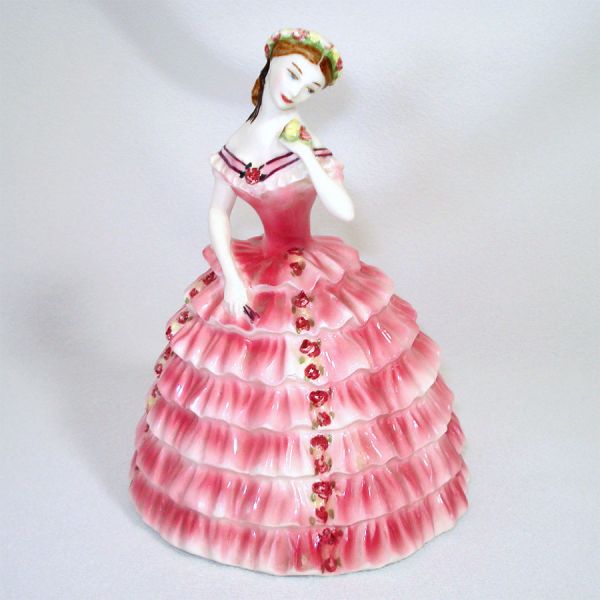 Goldscheider Quadrille Victorian Lady in Pink Figurine