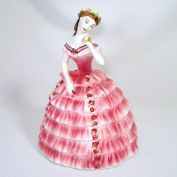 Goldscheider Quadrille Victorian Lady in Pink Figurine