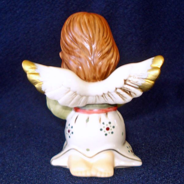 Goebel Germany Porcelain Christmas Angel With Harp Figurine 2011 #3