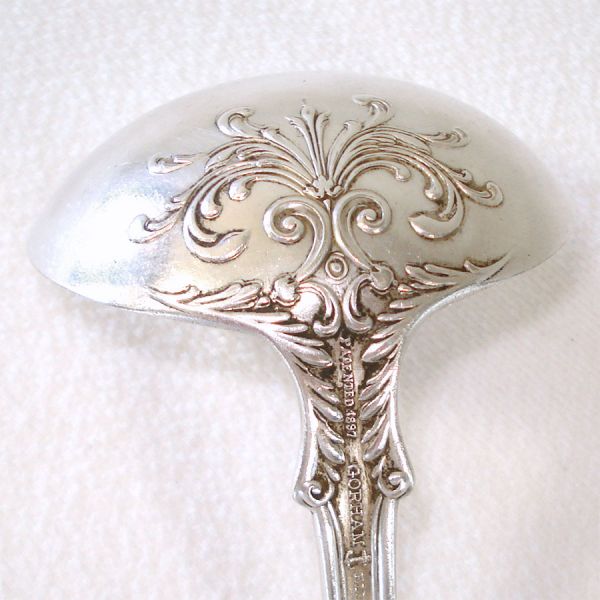 Gorham Richmond 1897 Silverplate Gravy Ladle Monogram S #3