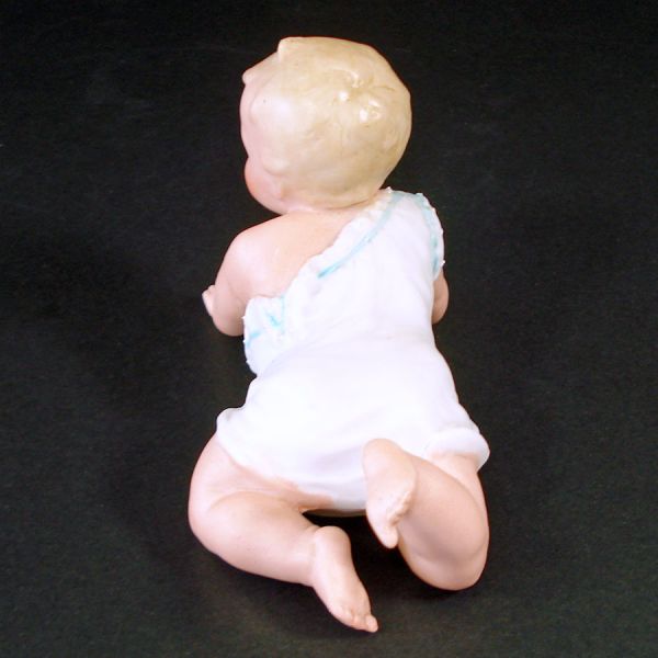 Heubach Crawling Piano Baby Figurine 4.25 Inch Pristine #3