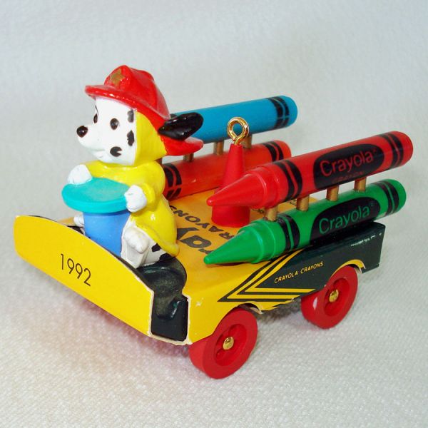 Hallmark 1992 Crayola Bright Blazing Colors Christmas Ornament #3