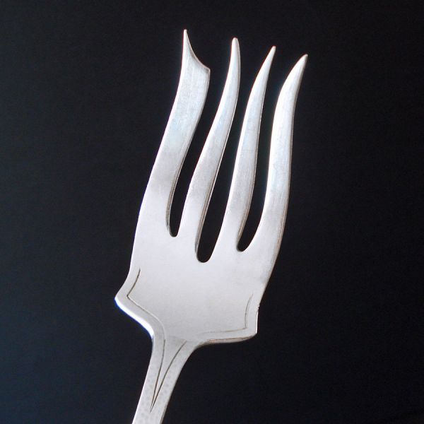 Plymouth Rogers 1917 Silverplate Cold Meat Fork #3