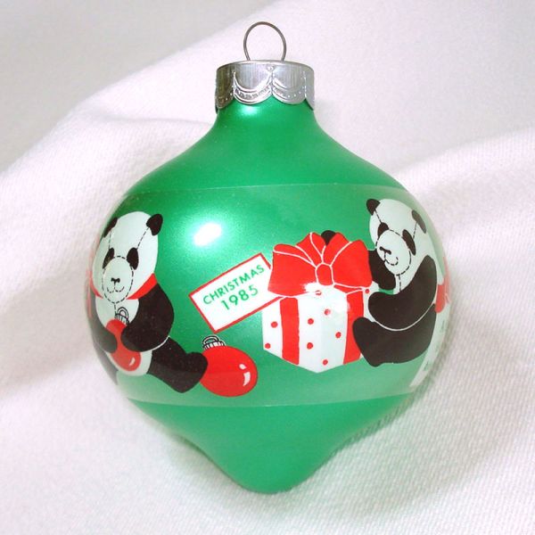 Hallmark 1985 Babysitter Glass Christmas Ornament in Box #2