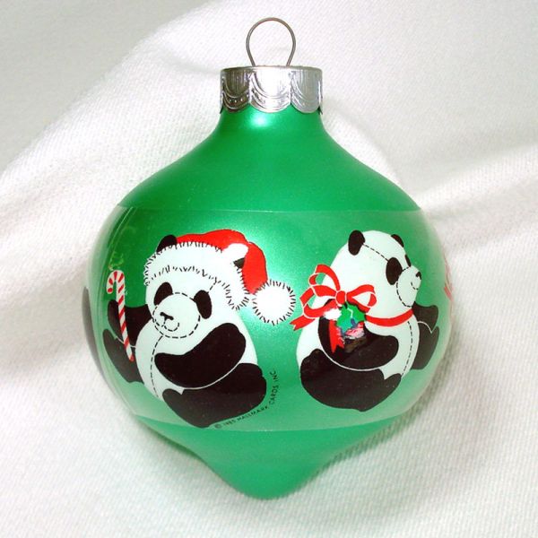 Hallmark 1985 Babysitter Glass Christmas Ornament in Box #4
