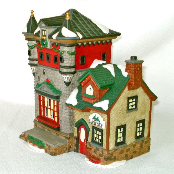 Candle Shop Christmas Village Lighted House Heartland Valley #4