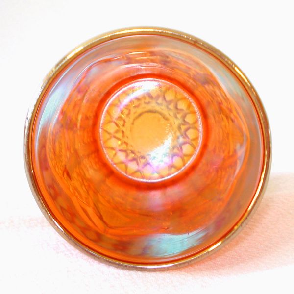 Imperial Octagon Rubigold Carnival Glass Tumbler #3