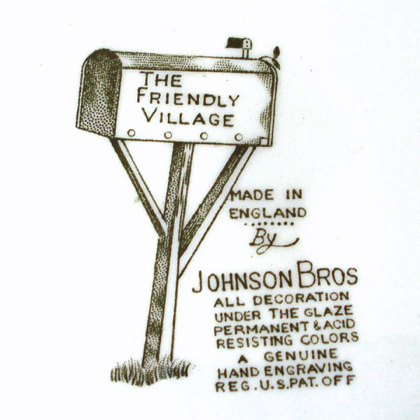 Johnson Brothers Friendly Village Round Platter Chop Plate #3