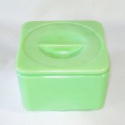 Jeannette Jadite Square Glass Refrigerator Storage Dish