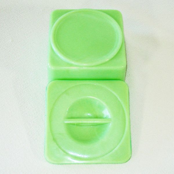 Jeannette Jadite Square Glass Refrigerator Storage Dish #3