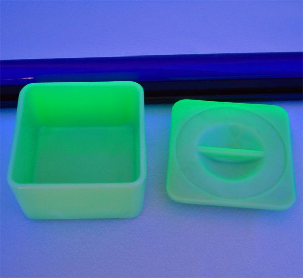 Jeannette Jadite Square Glass Refrigerator Storage Dish #4