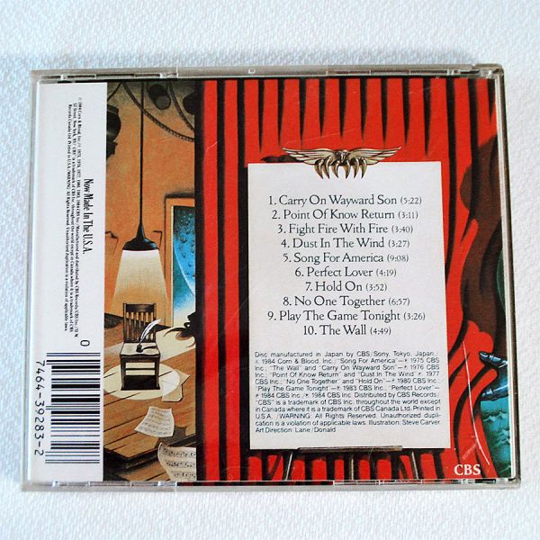 The Best of Kansas Classic Rock CD #2