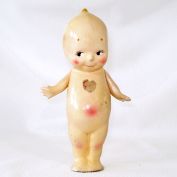 Composition Kewpie Doll Talcum Powder Dispenser Bottle Circa 1917