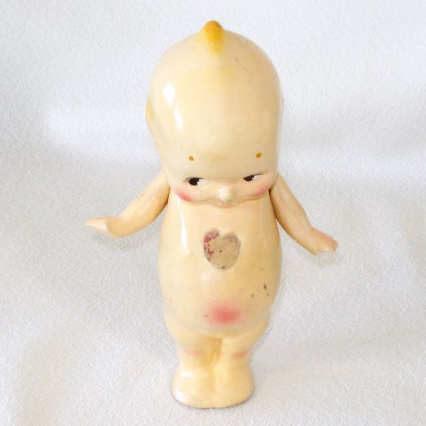 Composition Kewpie Doll Talcum Powder Dispenser Bottle Circa 1917 #3