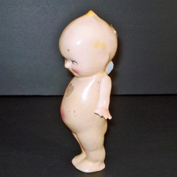 Composition Kewpie Doll Talcum Powder Dispenser Bottle Circa 1917 #4